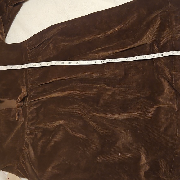 Brown Velvet Woman's Dress - Picture 4 of 8